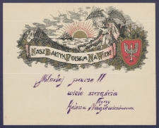 Telegram patriotyczny : Nasz Bałtyk polskim na wieki [Dzs 577 III]