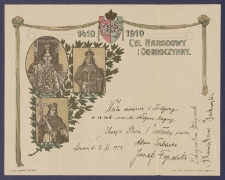 Telegram patriotyczny : 1410-1910 Cel narodowy i dobroczynny