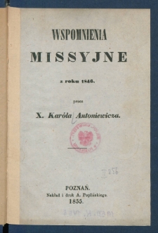 Prelekcya XI, x. Jana Koźmiana z historyi polski&eacute;j, miana w pałacu Hr. Działyńskich dnia 5. marca 1862 roku.