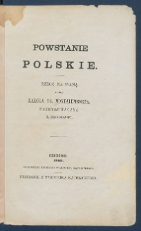 Powstanie polskie.