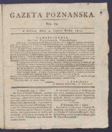 Gazeta Poznańska R. 1814, nr 55