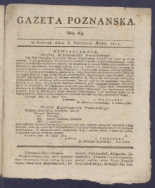 Gazeta Poznańska R. 1814, nr 63