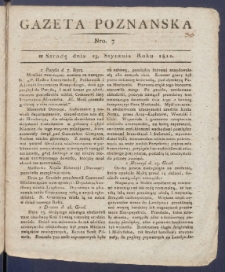 Gazeta Poznańska R. 1811, nr 7