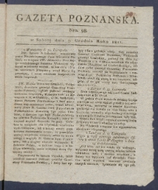 Gazeta Poznańska R. 1811, nr 98