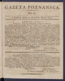Gazeta Poznańska R. 1813, nr 97