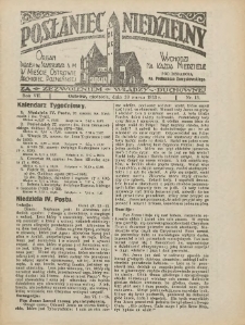 Posłaniec Niedzielny: organ Parafii św. Stanisława BM w Mieście Ostrowie Archidiec. Poznańskiej 1933.03.26 R.7 Nr13