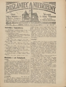 Posłaniec Niedzielny: organ Parafii św. Stanisława BM w Mieście Ostrowie Archidiec. Poznańskiej 1933.07.23 R.7 Nr30