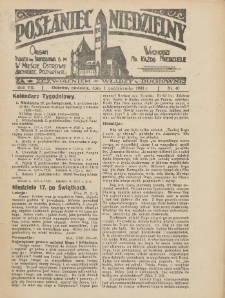 Posłaniec Niedzielny: organ Parafii św. Stanisława BM w Mieście Ostrowie Archidiec. Poznańskiej 1933.10.01 R.7 Nr40