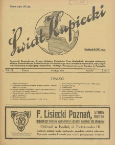 Świat Kupiecki. Tygodnik Gospodarczy- Organ oficjalny Związk&oacute;w Tow. Kupieckich (...) 1928.02.18 R.4 Nr 7
