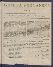 Gazeta Poznańska R. 1807, nr 8
