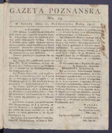 Gazeta Poznańska R. 1807, nr 84