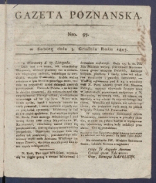 Gazeta Poznańska R. 1807, nr 97
