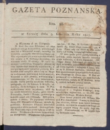 Gazeta Poznańska R. 1807, nr 98