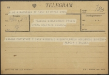 [Telegram] : do Tadeusza Szeligowskiego : [6]