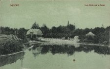 Wąsowo. Guts-G&auml;rtnerei u. Teich.