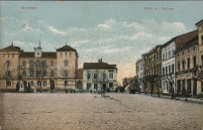 Schrimm. Markt mit Rathaus.