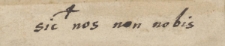 Goski Kasper (ok. 1520-1576), wpis - dewiza