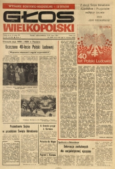 Głos Wielkopolski. 1984.07.21-22 R.40 nr171 Wyd.AB