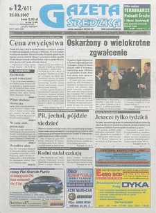 Gazeta Średzka 2007.03.22 Nr12/611