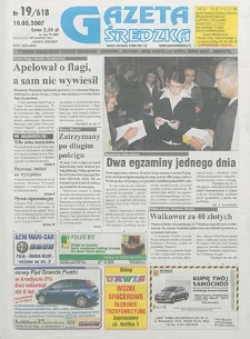 Gazeta Średzka 2007.05.10 Nr19/618