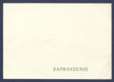 Zaproszenie : [Incipit:] Dyrekcja Biblioteki Gł&oacute;wnej Uniwersytetu im. Adama Mickiewicza w Poznaniu zaprasza uprzejmie na otwarcie wystawy pt. "Bblioteki Danii" [...]