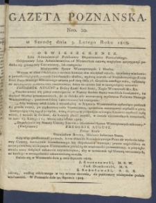 Gazeta Poznańska R. 1808, nr 10