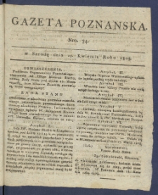 Gazeta Poznańska R. 1808, nr 35