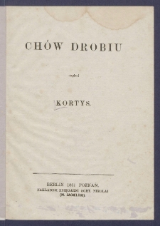 Ch&oacute;w drobiu.