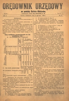 Orędownik Urzędowy na Powiat Ostr&oacute;w-Odolan&oacute;w 1924.01.09 R.73 Nr.2