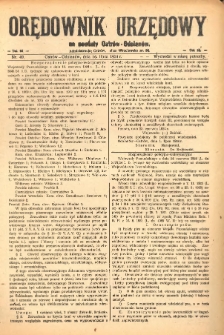 Orędownik Urzędowy na Powiat Ostr&oacute;w-Odolan&oacute;w 1924.07.16 R.73 Nr.49