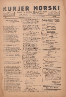 Kurjer Morski Codzienny i Gazeta Dr&oacute;g Żeglownych = Daily Harbour News 1930.01.08 R.4 Nr5