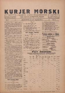 Kurjer Morski Codzienny i Gazeta Dr&oacute;g Żeglownych = Daily Harbour News 1930.01.29 R.4 Nr21
