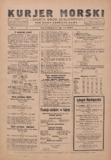 Kurjer Morski Codzienny i Gazeta Dr&oacute;g Żeglownych = Daily Harbour News 1930.02.02 R.4 Nr25