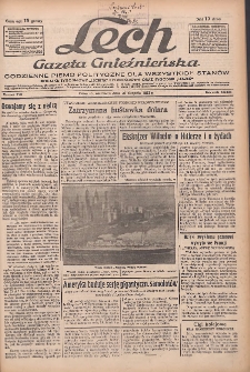 Lech.Gazeta Gnieźnieńska: codzienne pismo polityczne dla wszystkich stan&oacute;w. Dodatki: tygodniowy "Lechita" i powieściowy oraz dwutygodnik "Leszek" 1933.08.20 R.34 Nr190