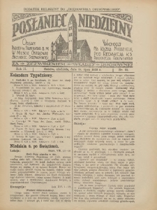 Posłaniec Niedzielny: organ Parafii św. Stanisława BM w Mieście Ostrowie Archidiec. Poznańskiej 1928.07.22 R.2 Nr30
