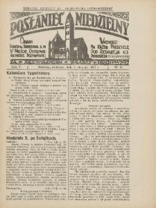 Posłaniec Niedzielny: organ Parafii św. Stanisława BM w Mieście Ostrowie Archidiec. Poznańskiej 1931.08.02 R.5 Nr31