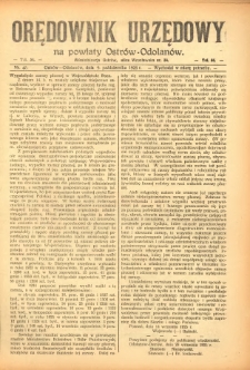 Orędownik Urzędowy na Powiat Ostr&oacute;w-Odolan&oacute;w 1925.10.09 R.74 Nr.45