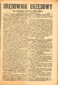 Orędownik Urzędowy na Powiat Ostr&oacute;w-Odolan&oacute;w 1926.03.26 R.75 Nr.10
