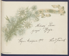 Telegram patriotyczny : Na cel dobroczynny [DZS 92 III/111]