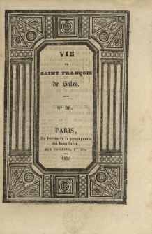 Vie de Saint Fran&ccedil;ois de Sales