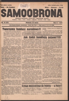 Samoobrona : tygodnik społeczno-polityczny wszystkich stan&oacute;w 1934.03.25, R.2, Nr.16 (57)