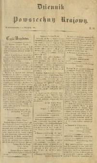 Dziennik Powszechny Krajowy. 1831.01.16 Nr16