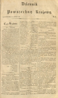 Dziennik Powszechny Krajowy. 1831.02.14 Nr44