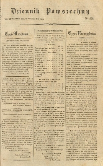 Dziennik Powszechny Krajowy. 1831.09.22 Nr258