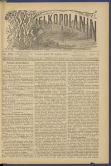Wielkopolanin 1888.08.10 R.6 Nr183