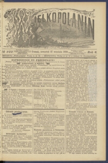 Wielkopolanin 1888.09.27 R.6 Nr222