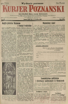Kurier Poznański 1933.04.14 R.28 nr174