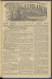 Wielkopolanin 1888.12.25 R.6 Nr296