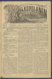 Wielkopolanin 1888.01.14 R.6 Nr11