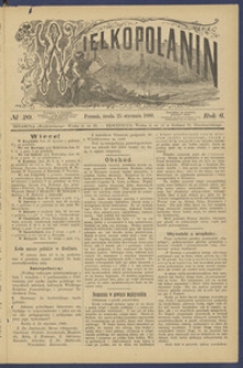 Wielkopolanin 1888.01.25 R.6 Nr20